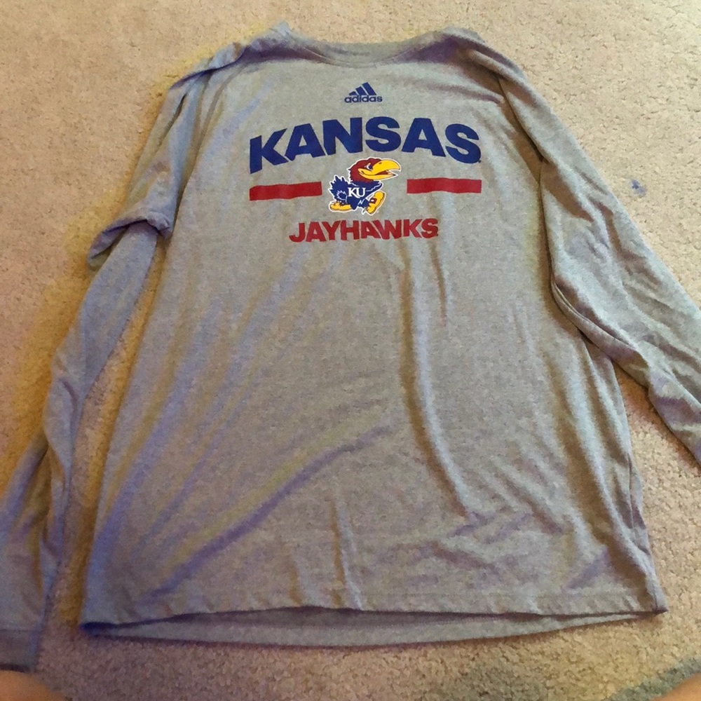 ku jayhawks dri-fit long sleeve